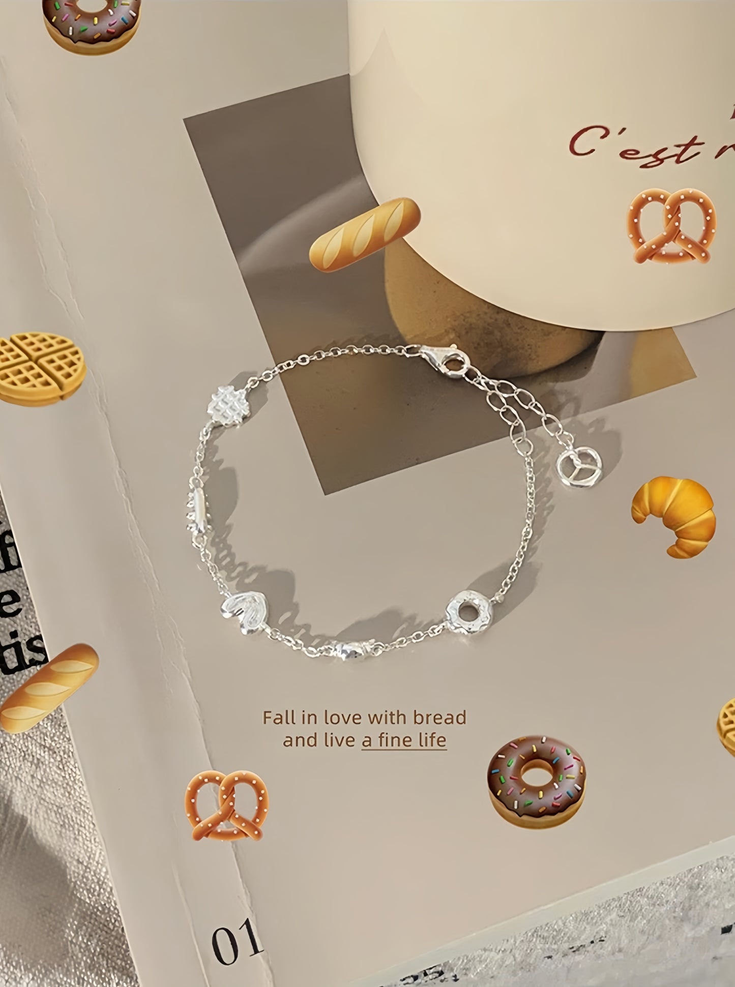 Bread Loaf Bracelet & Necklace