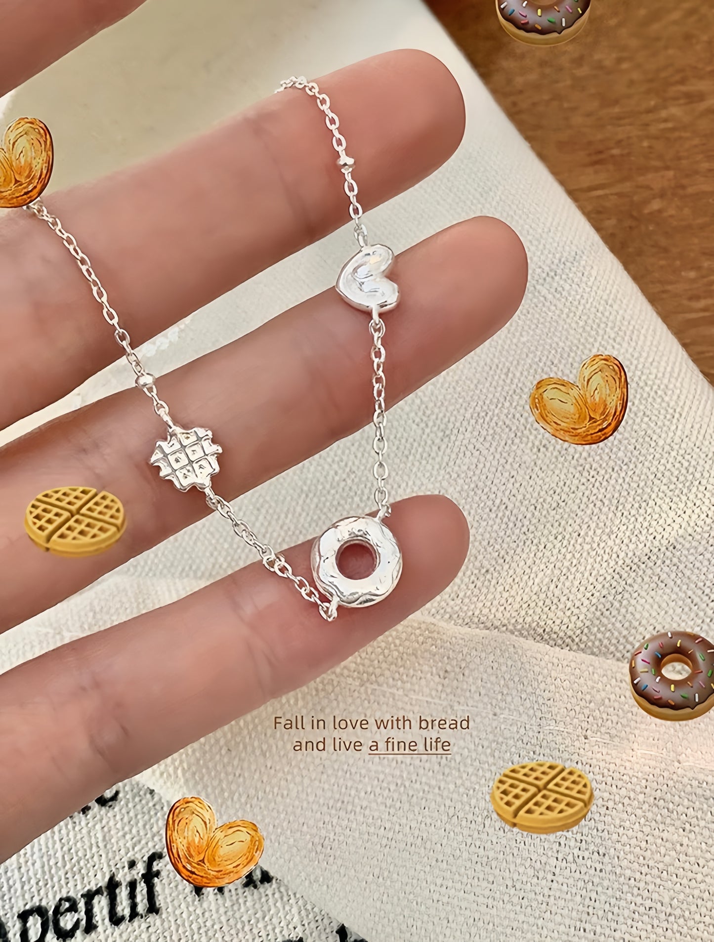 Bread Loaf Bracelet & Necklace