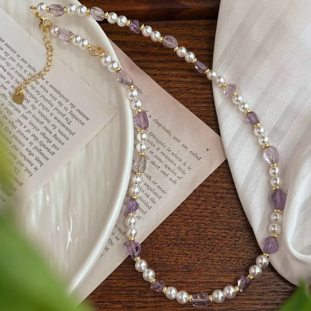 Lavender Lunar Glow Necklace