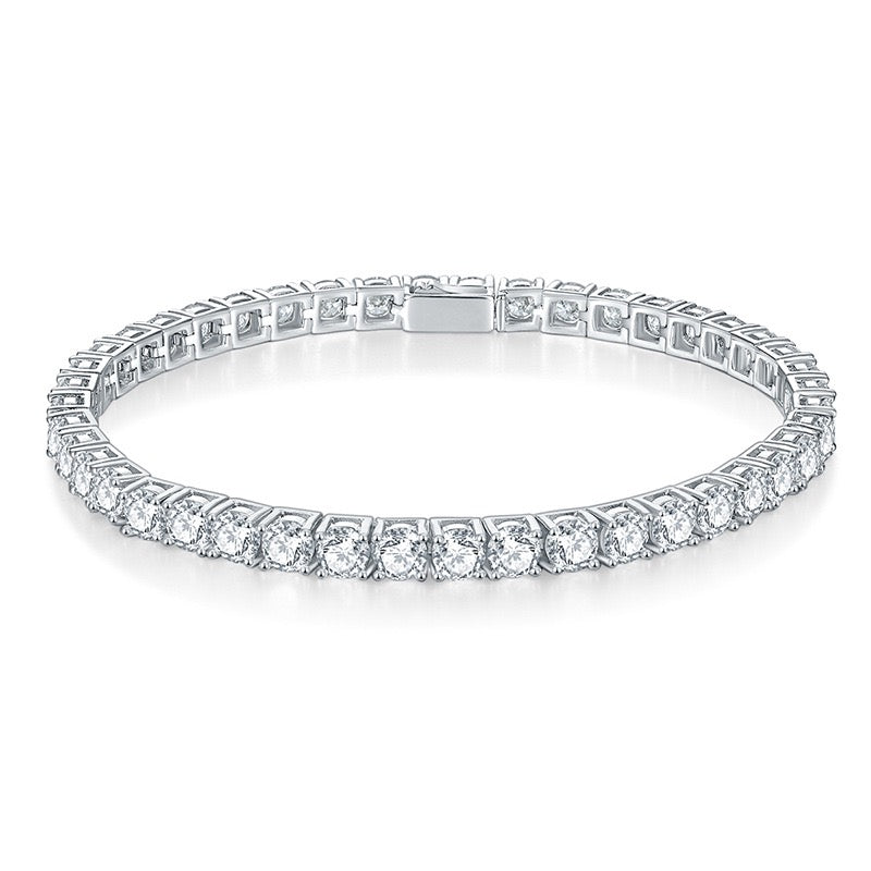Moissanite 4-prong Tennis Bracelet