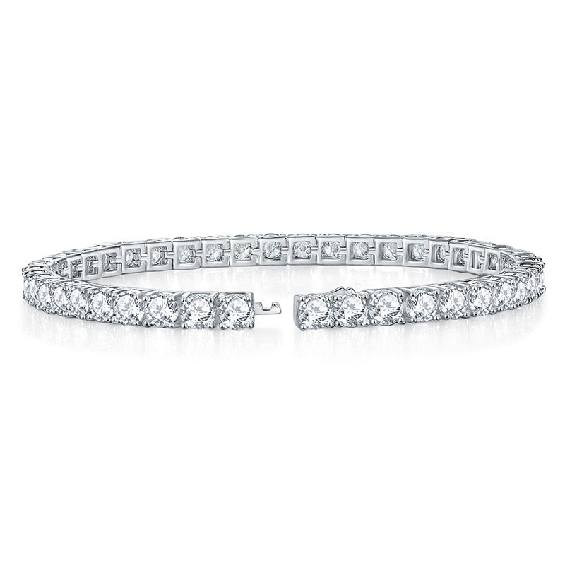 Moissanite 4-prong Tennis Bracelet