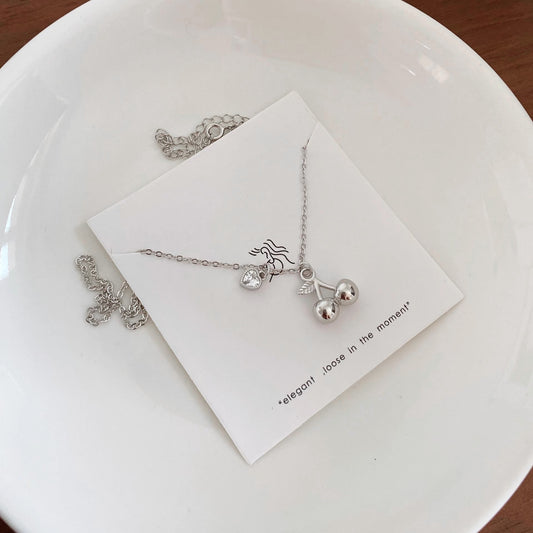 Sweetheart Cherry Necklace