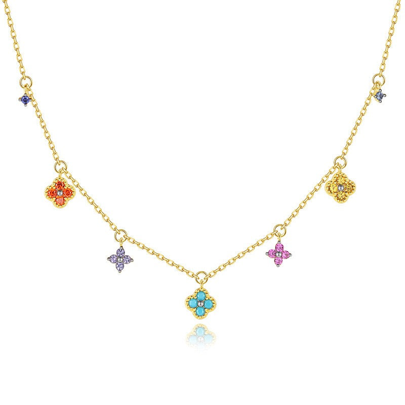 Mini rainbow clover set