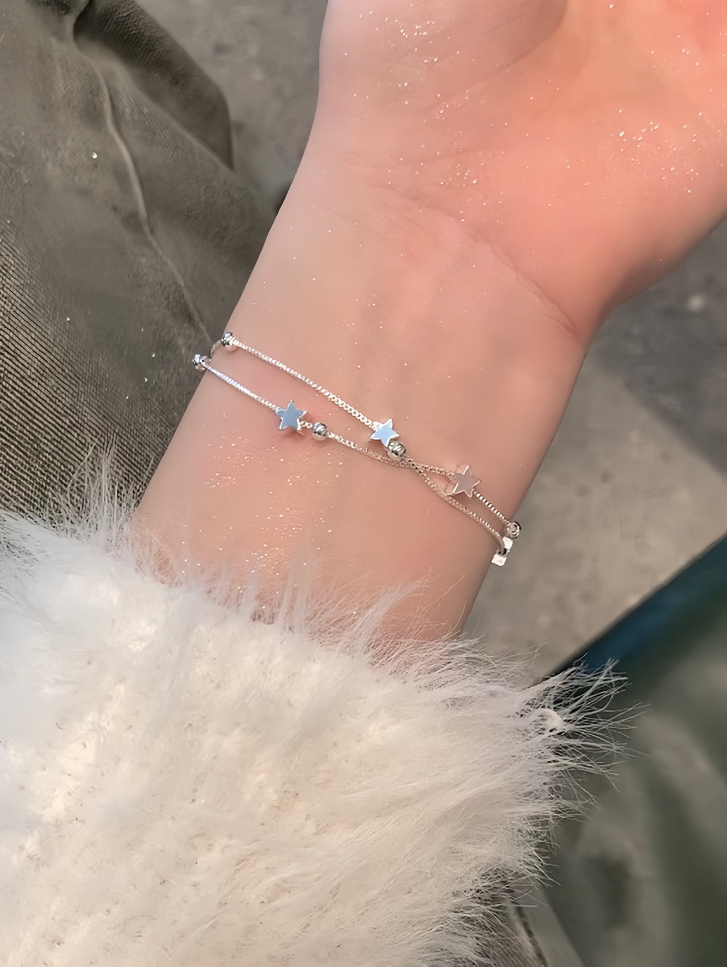 Two Layer Star Bracelet