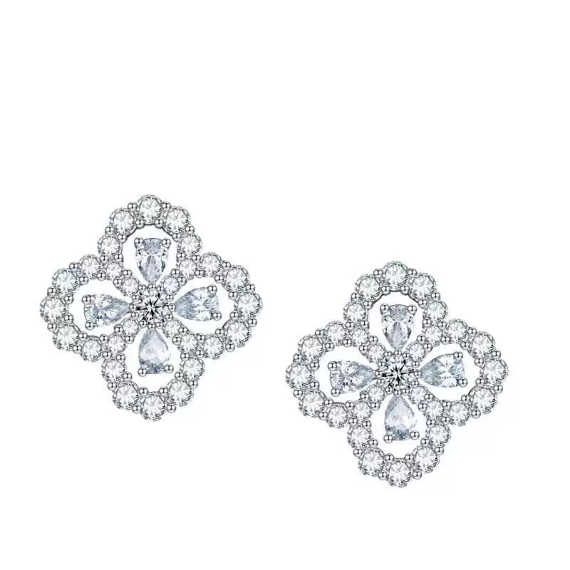 Moissanite Flower set